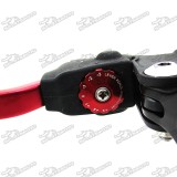 Red Black IGP Profile Pro Clutch Perch Folding Lever For Pit Dirt Bike Mototrcycle