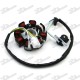 8 Coil Poles 4 Wire DC Magneto Stator For Chinese GY6 50cc Engine Moped Scooter