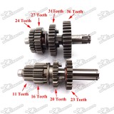 Motorcycle YX110 YX125 Transmission Gear Box Main Counter Shaft Parts For Chinese YX 110cc 125cc Engine Pit Dirt Motor Bike