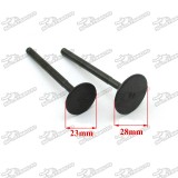 23mm 28mm Inlet Exhaust Valves For 2V YX 150 160 Z155 1P60YMJ Engine Dirt Pit Bike Pitster Pro Braaap Lucky MX