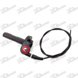 1/4 Turn Twist Throttle Cable Handle Assembly For CRF XR 50 70 KLX110 SSR Thumpstar Chinese Pit Dirt Motor Bike