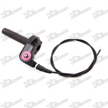 1/4 Turn Alloy Twist Throttle Cable Handle Assembly For CRF XR 50 70 TTR Thumpstar Chinese Pit Dirt Motor Bike