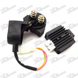 Regulator Rectifier + Starter Solenoid Relay For GY6 50cc 90cc 125cc 150cc Moped Scooter
