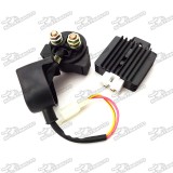 Regulator Rectifier + Starter Solenoid Relay For GY6 50cc 90cc 125cc 150cc Moped Scooter