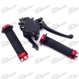  Blue 7/8  22mm Alloy Handle Grips Thumb Throttle Brake Lever Accelerator Assembly For 125cc 150cc 200cc 250cc Chinese ATV Quad