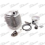 44mm Cylinder Head + 12mm Piston Kit + 3 Electrode L7T Spark Plug For Chinese 2 Stroke 49cc Mini ATV Quad Pocket Dirt Bike