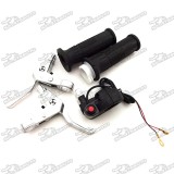 7/8'' 22mm Throttle Handle Grips + Kill Stop Switch + Brake Lever For 47cc 49cc 2 Stroke Pocket Bike Mini Dirt Minimoto Chooper