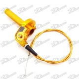 Alloy Twist Throttle Cable Handle Assembly For XR50 CRF50 KLX110 TTR SSR Pro Thumpstar Motocross Pit Dirt Trail Bike