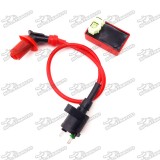 Red Racing Ignition Coil + 6 Pin AC CDI Box For Chinese GY6 50cc 125cc 150cc Moped Scooter ATV Quad 4 Wheeler Go Kart