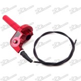 1/4 Turn CNC Alloy Twist Throttle Cable Handle Assembly For TTR XR CRF Pit Dirt Bike Motorcycle MX Motocross 