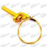 Alloy Twist Throttle Cable Handle Assembly For XR50 CRF50 KLX110 TTR SSR Pro Thumpstar Motocross Pit Dirt Trail Bike