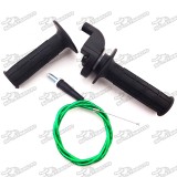 Black Twist Throttle Handle Grips + 108mm 990mm Throttle Cable For Chinese Pit Pro Dirt Bike Motorcycle XR50 CRF50 CRF70 KLX110 SSR TTR Thumpstar YCF
