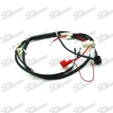 Wiring Harness Loom For 50cc-150cc Electric Start Engine M2R Lucky MX Thumpstar Explorer Pit Dirt Bike