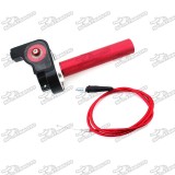 Red Twsit Handle Throttle Cable For Pit Dirt Trail Motor Bike XR50 CRF50 KLX110 SSR Thumpstar Lifan TTR YZF DHZ SDG