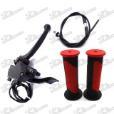Thumb Throttle Cable Brake Lever Handle Grips For 50cc 70cc 90cc 110cc 125cc 150cc 200cc 250cc Chinese ATV Quad 4 Wheeler