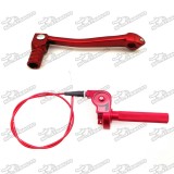 Twist Throttle Cable Gear Shifter Lever For Chinese 50cc 70cc 90cc 110cc 125cc 140cc 150cc 160cc Pit Dirt Bike Motorcycle