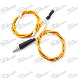 Throttle Cable + Clutch Cable For Chinese 50cc - 160cc  Pit Dirt Motor Bike Motorcycle