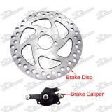 Rear Disc Brake Caliper Brake Dise Rotor For 2 Stroke Minimoto 47cc 49cc Pocket Bike Minimoto Scooter Dirt Bike ATV Quad