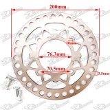 200mm Rear Brake Disc Disk Rotor Bolts Screws Throttle Handle Grips For Chinese CRF50 SSR Pit Dirt Trail Bike Motorcycle