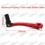 Folding 11mm Gear Shifter Lever + 16mm Kick Starter Lever For Chinese Lifan YX 140cc 150cc 160cc Engine Pit Dirt Bike Motorcycle