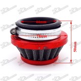44mm Air Filter + Air Filter Adapter Stack For 2 Stroke 33cc 43cc 49cc Engine Big Foot Goped Blad Z Gas Scooter Xcooter Cobra Motovox