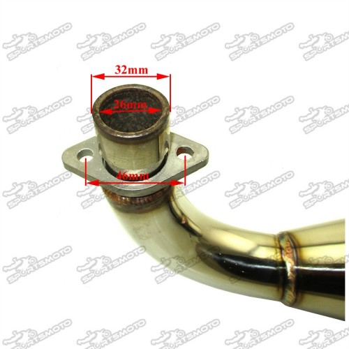 Silencieux Échappement Acier Inoxydable Pour Honda Z50 Monkey Bike ATC70 Mini Trail 50 - Pièce Neuve