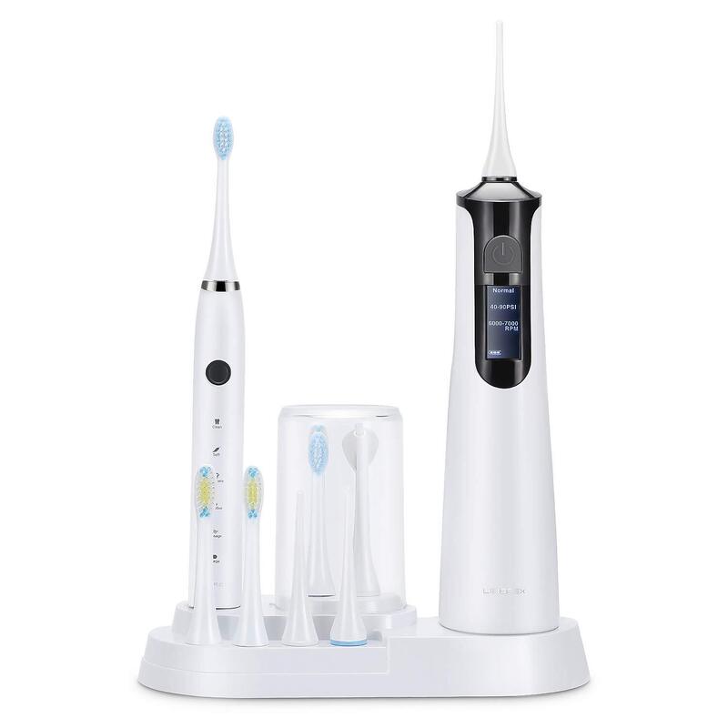 toothbrush with flosser built in