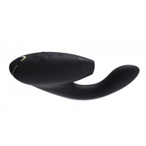 Womanizer DUO雙頭陰蒂吸啜震動器-black