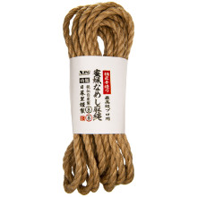 日本工匠手工製作-蜂蠟鞣製麻繩（粗8mm，長8m）