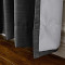 Rod Pocket Faux Linen Window Curtain with Blackout Lined LIZ