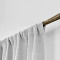 Rod Pocket Faux Linen Window Curtain with Blackout Lined LIZ