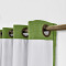 Antique Bronze Grommet Fuax Linen Window Curtain with Blackout Lined LIZ