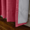 Rod Pocket Faux Linen Window Curtain with Blackout Lined LIZ