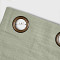 Antique Bronze Grommet Fuax Linen Window Curtain with Blackout Lined LIZ