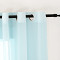 Nickel Grommet Indoor Outdoor Sheer Curtain Wide Opulent Voile Drape SCANDINA