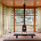 Indoor Outdoor Sheer Curtain Rod Pocket with 1 Inch Flange Wide Opulent Voile Drape SCANDINA