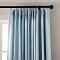 Pinch Pleated Curtain Blackout Patio Door Panel Drape For Traverse Rod Track Paz
