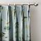 Rural Pastoral Print Window Curtain Pinch Pleated Blackout Lining Darpe Panel BQ66281