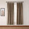 Textured Faux Linen Window Curtain Tab Top Drapery Olive