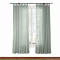 Tab Top Indoor Outdoor Sheer Curtain Wide Opulent Voile Drape SCANDINA