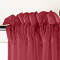 Indoor Outdoor Sheer Curtain Rod Pocket with 1 Inch Flange Wide Opulent Voile Drape SCANDINA