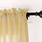 Indoor Outdoor Sheer Curtain Rod Pocket with 1 Inch Flange Wide Opulent Voile Drape SCANDINA