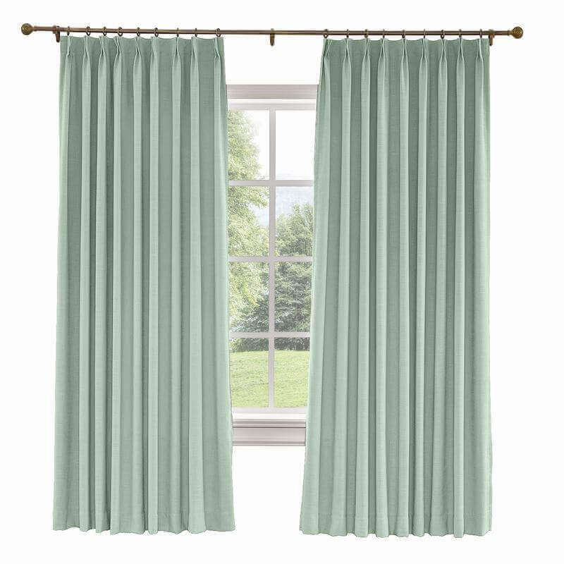 Linen Dries Faux Curtains, 102 Inch Curtains