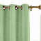 Antique Bronze Grommet Polyester Cotton Drapery With Blackout Lining Thermal Curtain Kantee