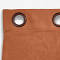 Antique Bronze Grommet Polyester Cotton Drapery With Blackout Lining Thermal Curtain Kantee