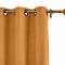 Antique Bronze Grommet Polyester Cotton Drapery With Blackout Lining Thermal Curtain Kantee