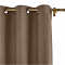 Antique Bronze Grommet Polyester Cotton Drapery With Blackout Lining Thermal Curtain Kantee
