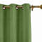 Antique Bronze Grommet Polyester Cotton Drapery With Blackout Lining Thermal Curtain Kantee