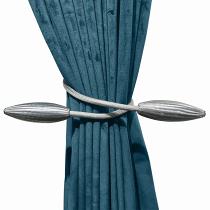 Set of 2 Curtains Tieback Adjustable Holders Decorative Drapes Weave Holdback