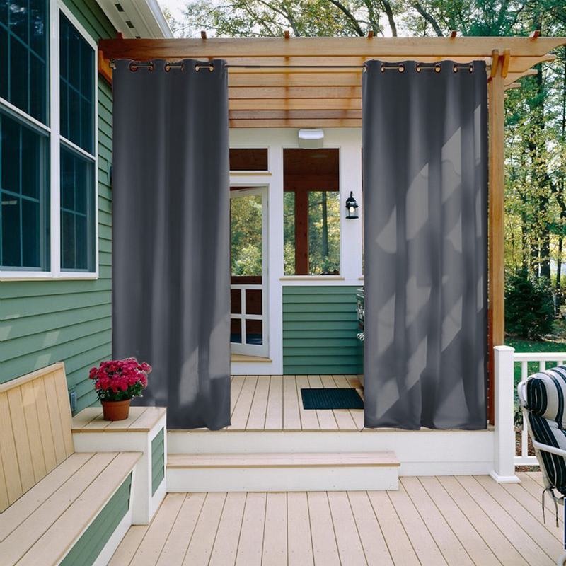 Chadmade Outdoor Curtain Antique Bronze Grommet Eyelet